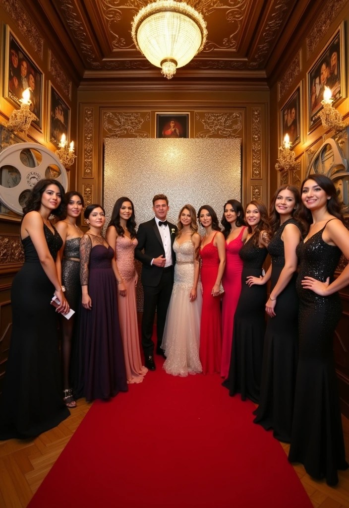 25 Elegant Prom Theme Ideas That Will Wow Everyone at Your Dance! - 2. Classic Hollywood Glam