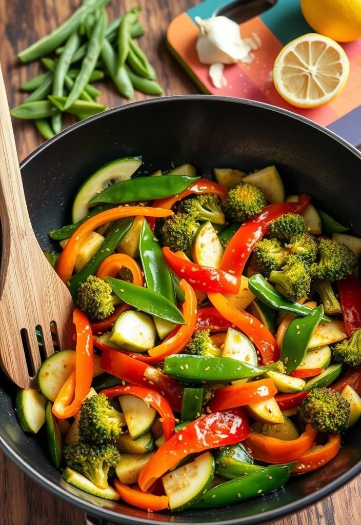 5 Budget-Friendly Healthy Meals That Are Quick and Easy (No Processed Foods!) - 2. Stir-Fried Vegetable Medley