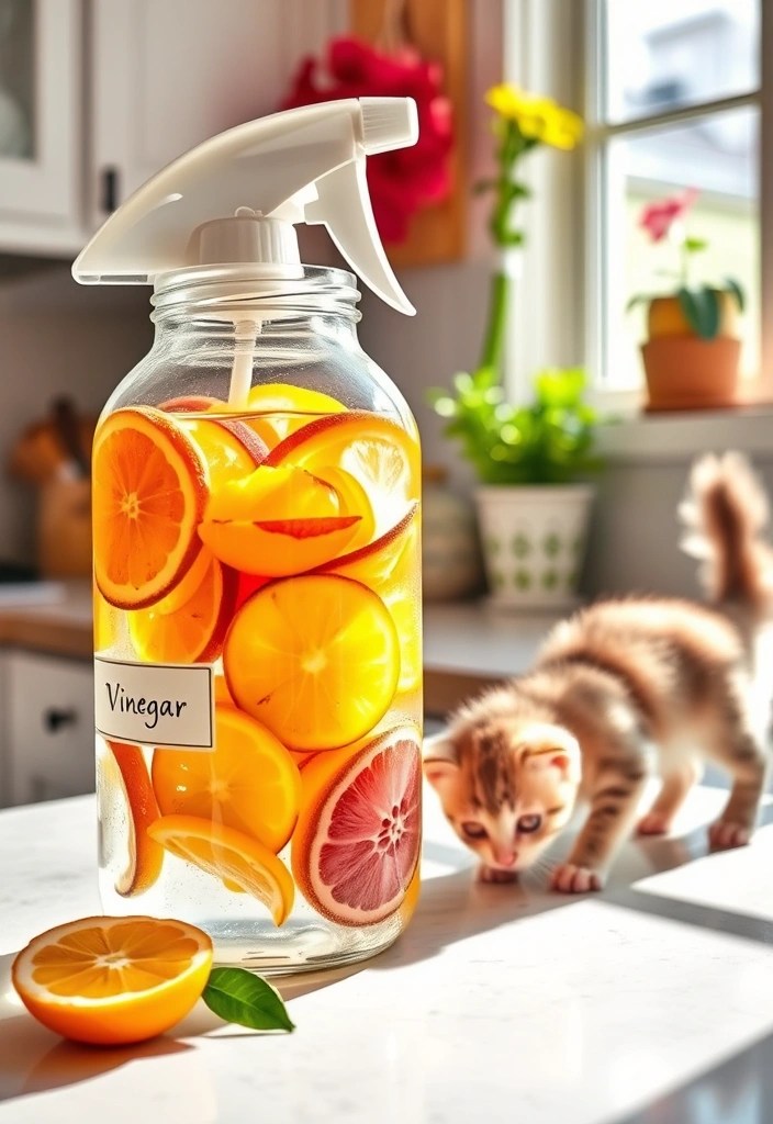 6 Pet-Safe Natural Cleaners You Can DIY (Your Furry Friends Will Love #4!) - 3. Citrus Infused Surface Cleaner