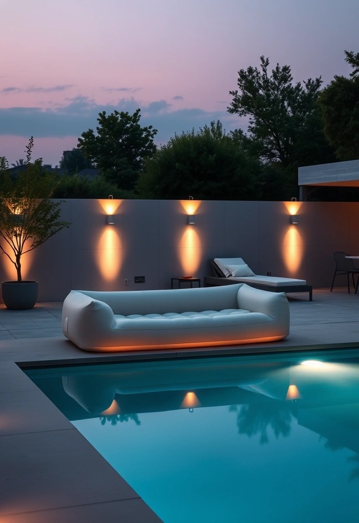 8 Must-Have Inflatable Sofa Pool Designs for a Fun-Filled Day Under the Sun! - 5. The Minimalist Design
