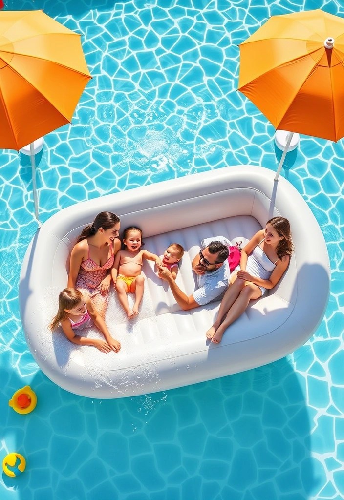 8 Must-Have Inflatable Sofa Pool Designs for a Fun-Filled Day Under the Sun! - 6. The Family-Friendly Duo