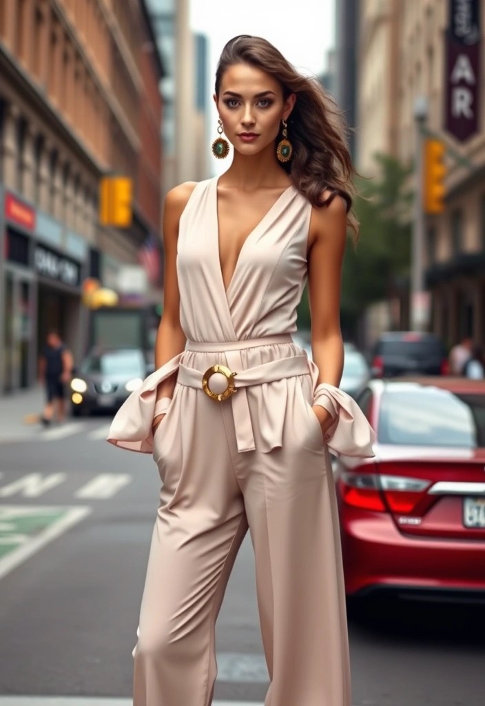 9 Rococo Aesthetic Fashion Outfits You Can Wear Anywhere (And #2 Is a Must-Try!) - 5. Chic Rococo-Inspired Jumpsuit