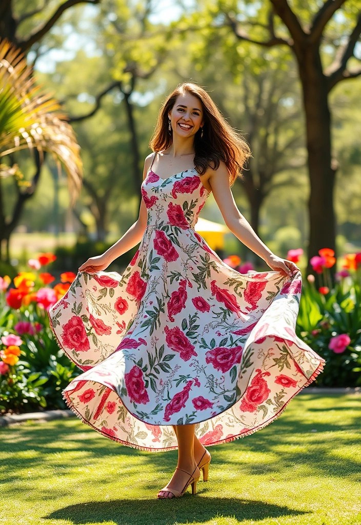 9 Rococo Aesthetic Fashion Outfits You Can Wear Anywhere (And #2 Is a Must-Try!) - 6. Whimsical Rococo-Patterned Skirt