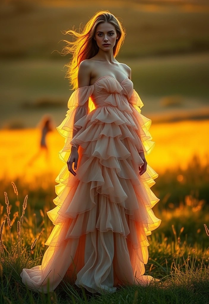 9 Rococo Aesthetic Fashion Outfits You Can Wear Anywhere (And #2 Is a Must-Try!) - 7. Rococo-Inspired Layered Dress