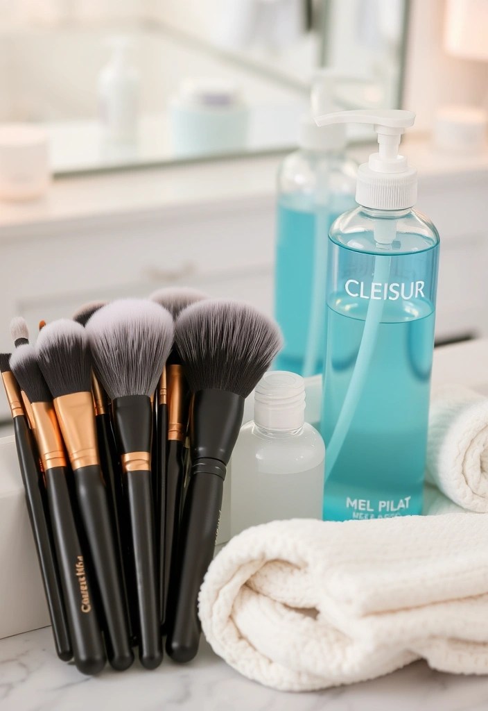 Your Ultimate Guide to Maintaining That Goddess Glow All Year Round! - 8. Regularly Clean Your Makeup Tools