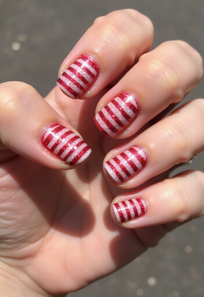 25 Creative Patriotic Nail Art Ideas That Will Make You Shine This Independence Day! - 22. Twinkling Stars and Stripes